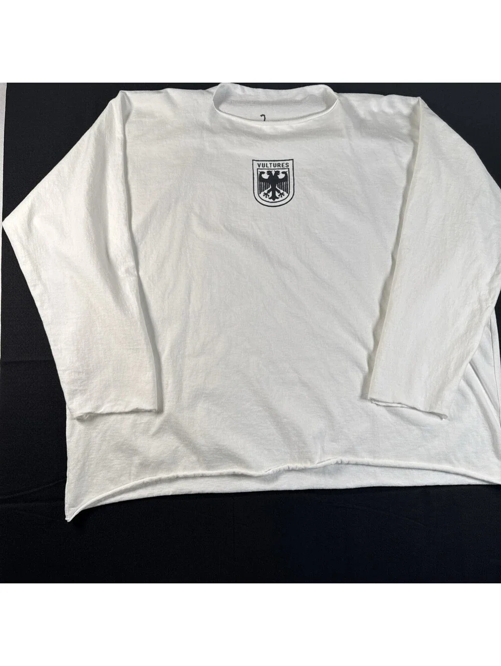 Yeezy Vultures White Long Sleeve Shirt -T Shirt A Comfortable Sz 2 Pre Owned